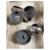 Antique biscuit cutters