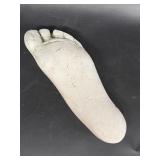 Plaster foot mold