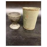 Pewter cups