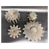 Antique wooden gears