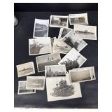 Black-and-white navy photographs