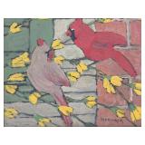 M.F. Overbeck Painting of Cardinals
