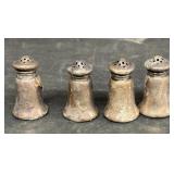 Sterling silver salt shakers