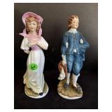 Lefton PINKIE and Blue Boy Figurines