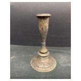 Sterling silver weighted candle holder with