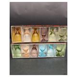 Colored miniature goblet sets