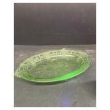 Uranium glass plate
