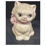 Cast iron cat bank 1940s