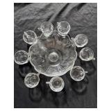 Punchbowl and glasses