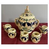 Germany handcrafted Punchbowl set