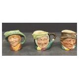 (3) Royal Doulton Toby mugs