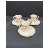 C. O. MOVNESST cups and saucers.