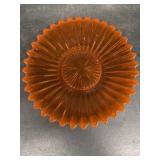 Orange colored plate