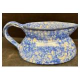 Stangl blue and white gravy dish