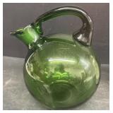 MCM Olive green water pitcher
