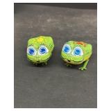 Metal wind up, hopping frogs, no winder