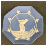 Wedgewood golfer dish