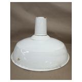 Enamel industrial light shade