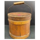 Antique Sugar Bucket Firkin