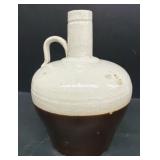 Brown & Tan Crock Stoneware Jug