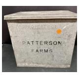 Patterson Farms Metal Milk Box