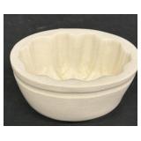 Miniture Ironstone / Yellow Ware Food Mold