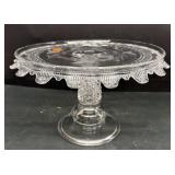 Early American Pattern Glass Cake Stand EAPG