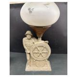 The man of the hour lamp, no cord