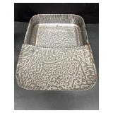 Gray enamel pan