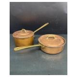 Copper brass pans