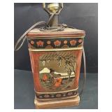 Oriental can lamp