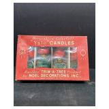 Yule Christmas vintage candles