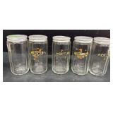 5 Hoosier Spice Jars