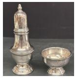 Sterling Sliver Pepper & Salt Bowl