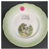 J N Mitten New General Store Plate New Castle, Ind