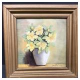 Bess Whitridge Tile - Yellow Flowers