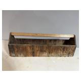 Wooden tool tote