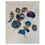 Stain glass Christmas ornaments