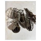 Antique metal lightbulb covers