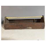 Wooden tool tote