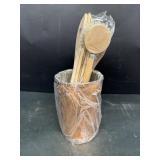 Copper utensil holder