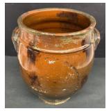 Redware Jar with Handles