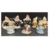 8 Vintage Japan Christmas Figures
