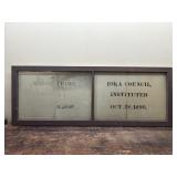 Lodge Window from Hagerstown, Indiana