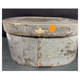 Early Oval Gray Pantry Box 1 Finger