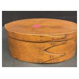 Early Small Oval Pantry Box 3 Fingers Cooper Tacks