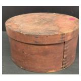 Early Reddish Round Pantry Box