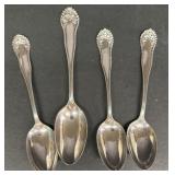 (4) Sterling Silver Spoons