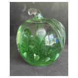Green apple paperweight