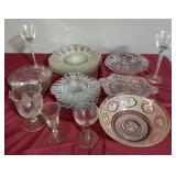 Decorative clear glass lot